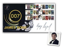 George Lazenby '007' Autograph | James Bond Collectible First Day Cover + COA