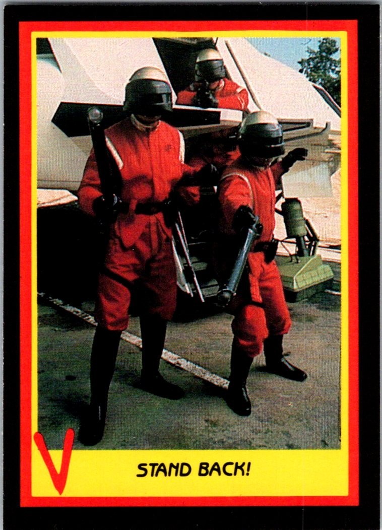1984 Fleer V #36 Stand Back! Marvel Trading Card Vintage Comic Art