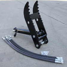 Hydraulic Clip Clamp Upgrade For 0.8-1.5 TON Mini Excavators Digger Single Hole