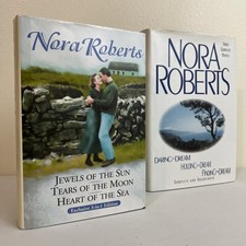 Nora Roberts Irish Trilogy HC + Dream Trilogy Omnibus 6 Novels 2 Books DJ