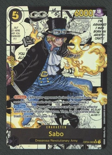 One Piece TCG: Sabo Manga Premium Booster OP04-083