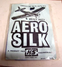1 yd (AERO SILK) Japanese Silk Covering For Balsa R/c Model airplane Kit 36 X 36