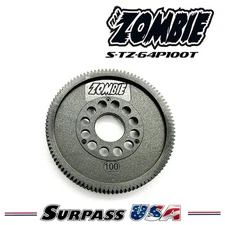 Team Zombie Even Sizes Thin Low Friction Hardened Spur Gear 64P 80-112T