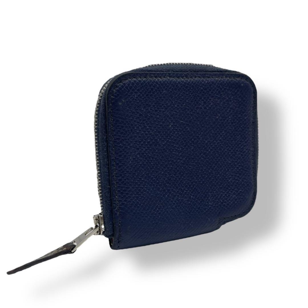 Authentic Hermès Azap Silk Coin Case Mini Compact Round Fastener