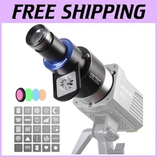 Photography Snoot Attachment with Color Filters