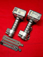  Read Two Metz 60 CT-1 Mecablitz Strobe Flash w/ 2 Mounting Brackets