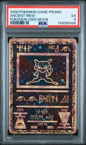2000 POKEMON GAME MOVIE POKEMON 2000 MOVIE ANCIENT MEW PSA 5