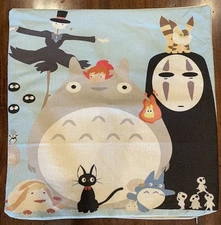 My Neighbor Totoro STUDIO GHIBLI Throw Pillow Cover Case Anime Miyazaki 17.5"
