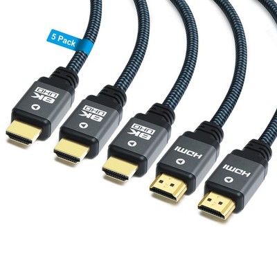 5 ft HDMI 2.1 Cable 10K 8K HDMI 48Gbps High Speed UHD HDTV Dolby HDCP eARC HDR