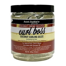 Aunt Jackie's Curl Boss Coconut Curling Hair Gel 15 Oz