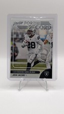 2023 Prestige Football For The Record Insert #5 Josh Jacobs