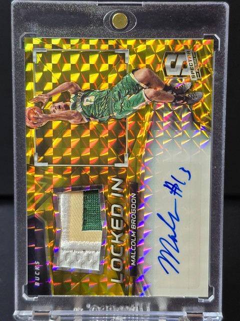 MALCOLM BROGDON 2016-17 Panini Spectra Locked In Rookie Gold RPA #'d 6/10!!!