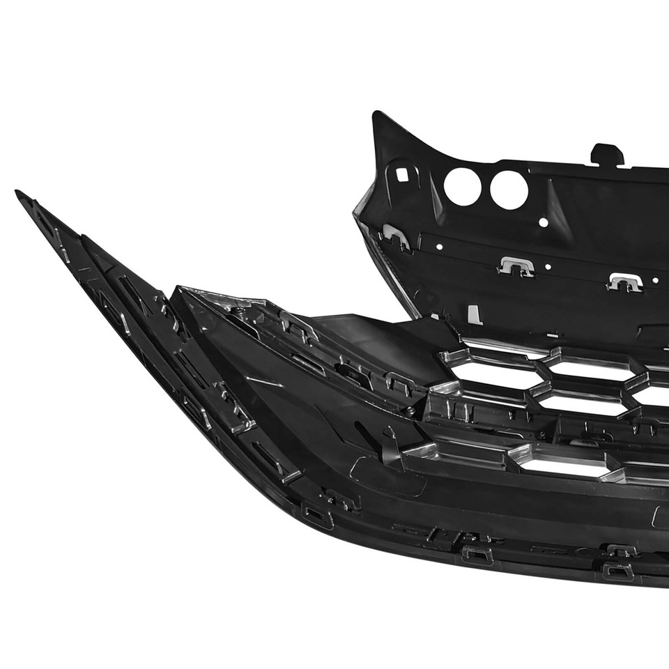 Black Honeycomb Front Bumper Grille W/ Red Trim – 2022-2024 VW Jetta – 17G853651