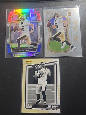 Ian Book ROOKIE LOT Select Red Blue Diecut 79 Instant BW33 Certified SCR19