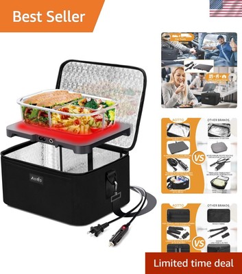 Personal Microwave Food Warmer for Car and Office - Perfect for On-the-Go Meals