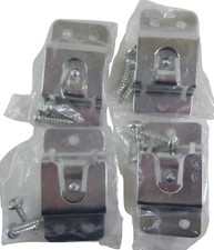 Lot of 4 Workman SO-MC Screw on 3 Hole CB Radio Microphone Hanger Holder Clips