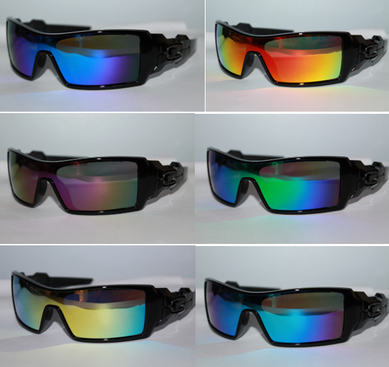 Oakley Oil Rig POLARIZED Sunglasses Black (OO9081) W/ GALAXY