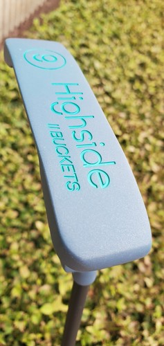 Highside Buckets Dark Blue Green Blade Stainless Putter Milled Graphite 34" - Picture 5 of 15