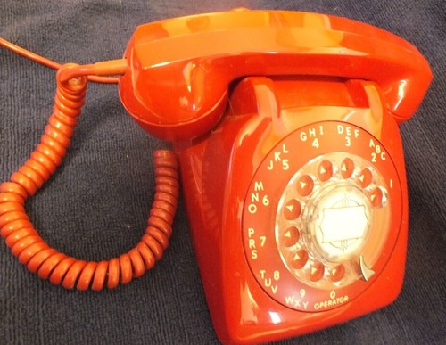 AUTOMATIC ELECTRIC TYPE 80 RED TELEPHONE WORKING AND READY FOR SERVICE