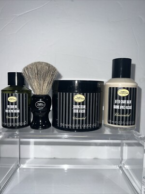 Art Shaving 4 Elements of the perfect shave unscented  W/ Genuine Badger Brush!