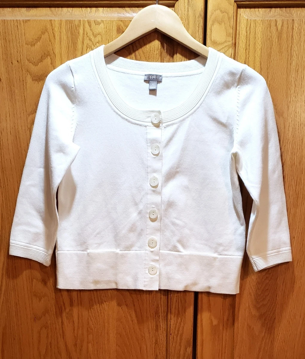Petite white cardigan clearance sweater