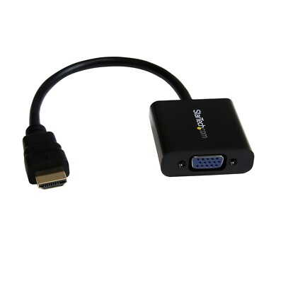 STARTECH HD2VGAE2 HDMI to VGA Adaptor Converter for Desktops Laptops - Working