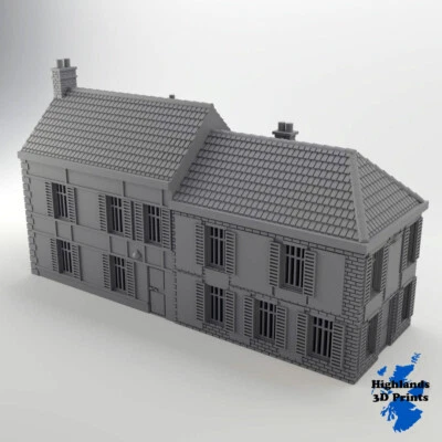 Cafe Gondree 20mm 1:72 WW2 Building Terrain Tabletop Gaming 3D Print