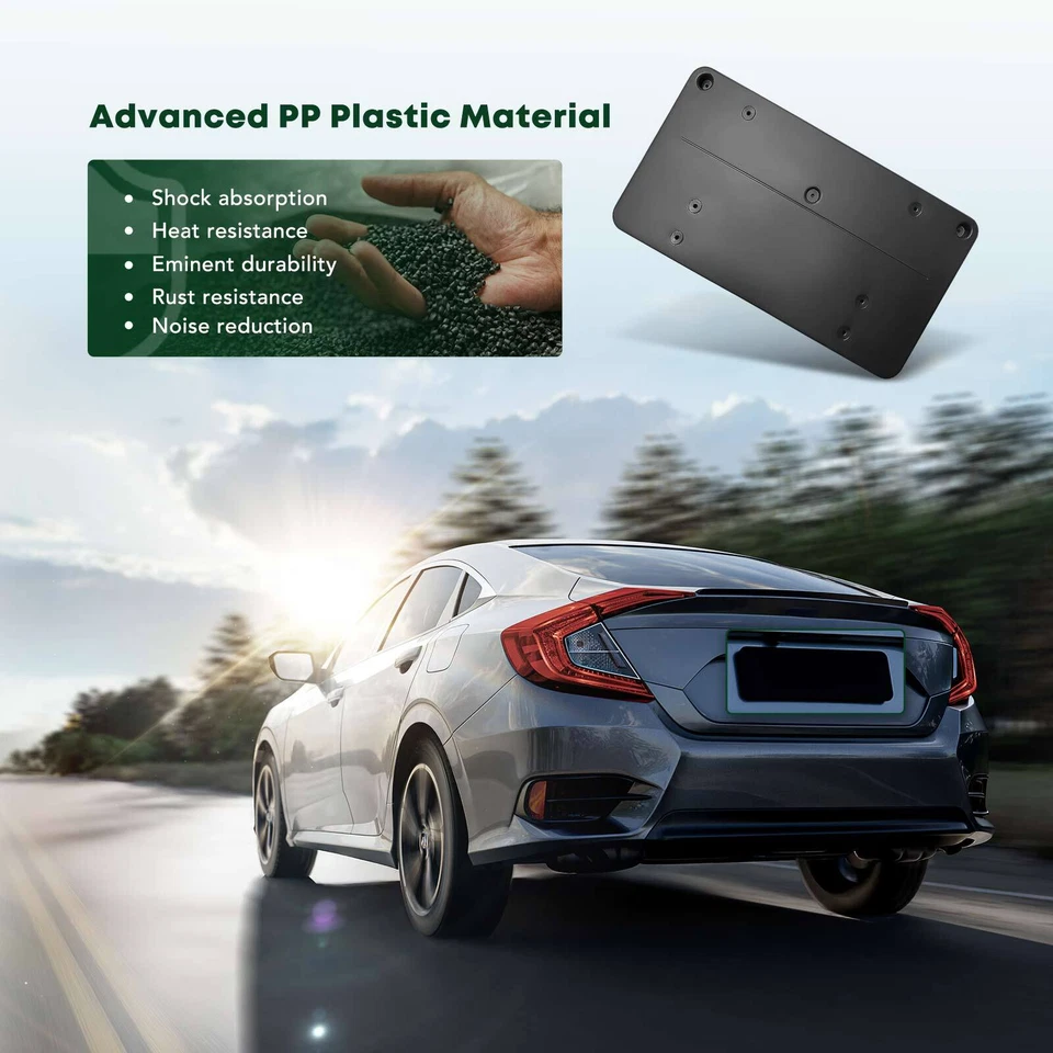 Soporte de matrícula delantero para Mercedes-Benz E250 E300 E350 E400 E550 2014-2016 Foto 4 de 4