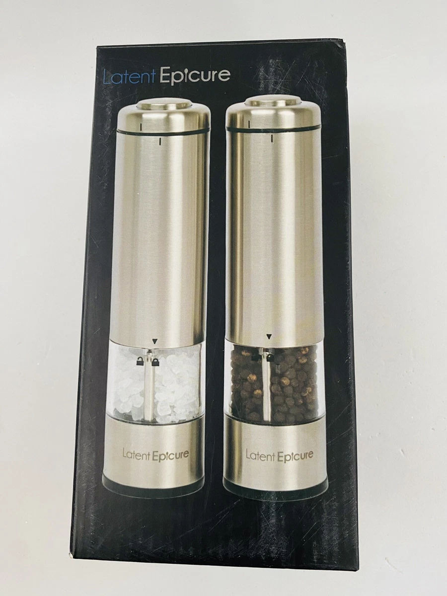 Battery Operated Salt and Pepper Mill Set – Latent Epicure