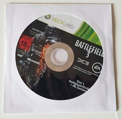 BATTLEFIELD 3 XBOX 360 Microsoft 2 CD EUR 1,70