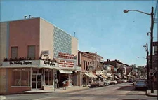 Spring Valley New York NY Theatre 1960s Street Scene Vintage Postcard