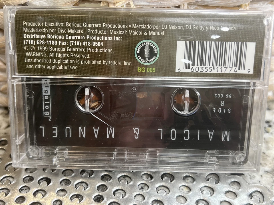 LOS REYES DEL UNDERGROUND MAICO Y MANUEL Reggaeton 90's Sealed CASSETTE - Image 2 of 4