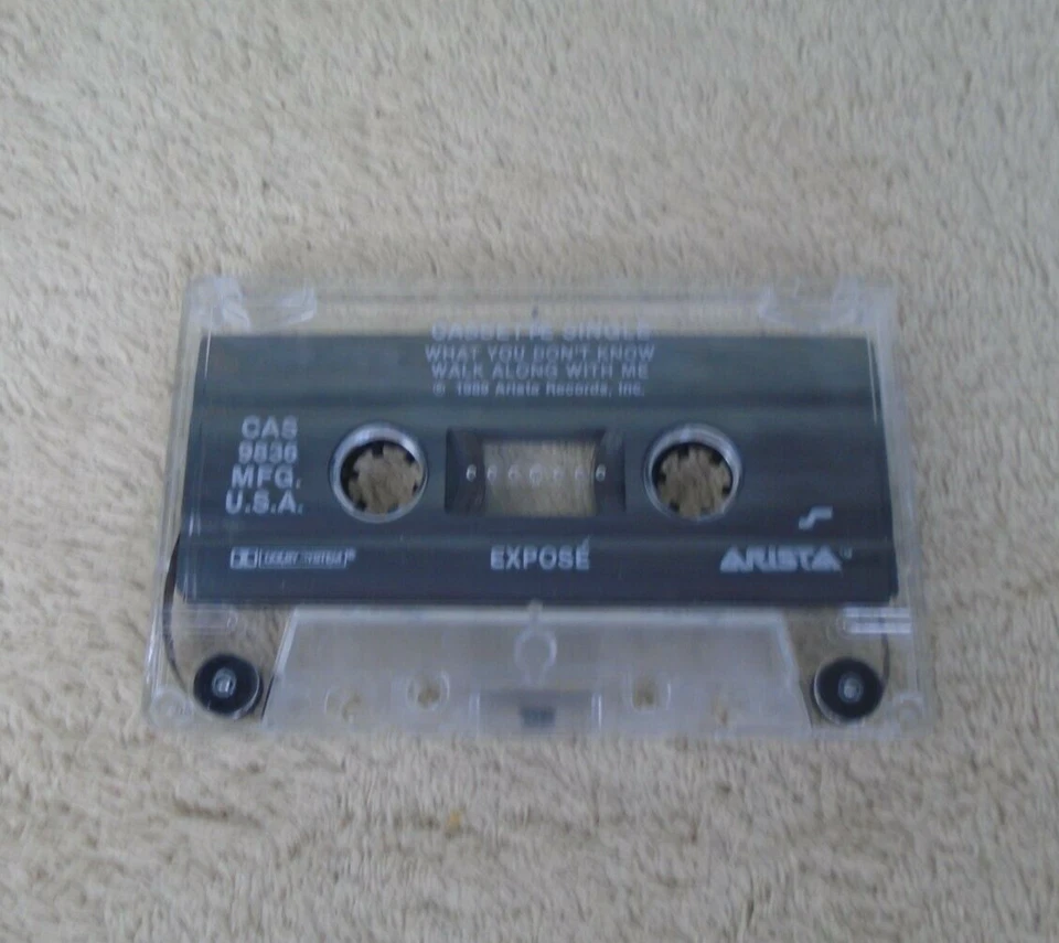 Vintage Expose Cassette Single What You Don't Know 1989 Arista - Imagem 2 de 4
