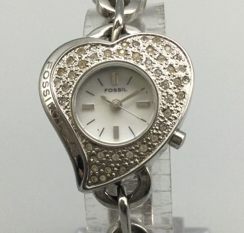 Fossil watch heart discount