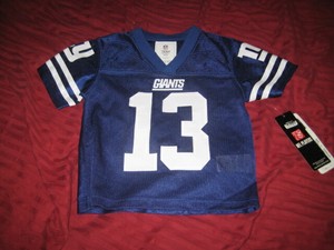 odell beckham red giants jersey