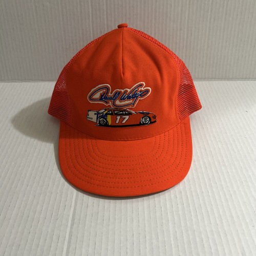 Vtg Darrell Waltrip #17 Tide Racing Team Mesh Snapback Trucker Cap Hat USA Made 