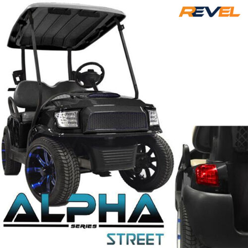 Club Car Precedent MadJax Alpha Street Black Golf Cart Body Kit (2004-Up) - Picture 3 of 4