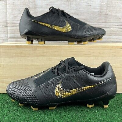 ⚽️Nike Phantom Venom Elite FG Soccer Cleats Black Gold Men ⚽️Nike Phantom Venom Elite FG Soccer Cleats Black Gold Men