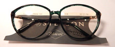 Vintage LADY STETSON 151 Demi Green 57/16 Eyeglass Frame New Old Stock  284