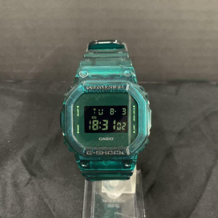 Casio G Shock Dw 5600sb 3jf Skeleton Green Ebay