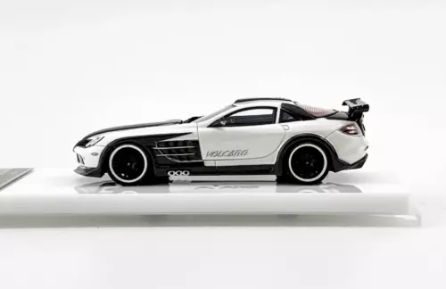 Modellino auto VMB 1:64 resina bianco Benz SLR Hamann Coupè Racing Sport - Foto 4 di 8
