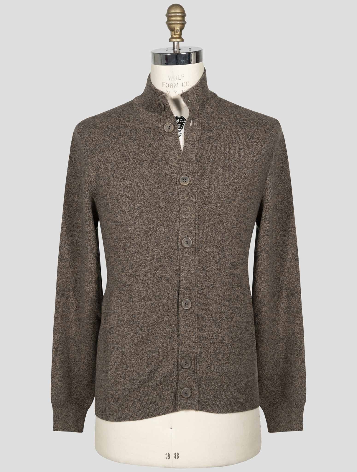 НОВЫЙ КОРИЧНЕВЫЙ ШЕРСТЯНОЙ КАШЕМИРОВЫЙ СВИТЕР FIORONI КАРДИГАН US 40 - EU 50 FI710 97390₽