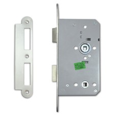 Briton Bathroom Lock SS Rad (5430-60-R)
