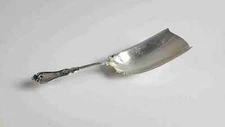 Antique Almond Scoop - British Sterling 6" No Maker Mark