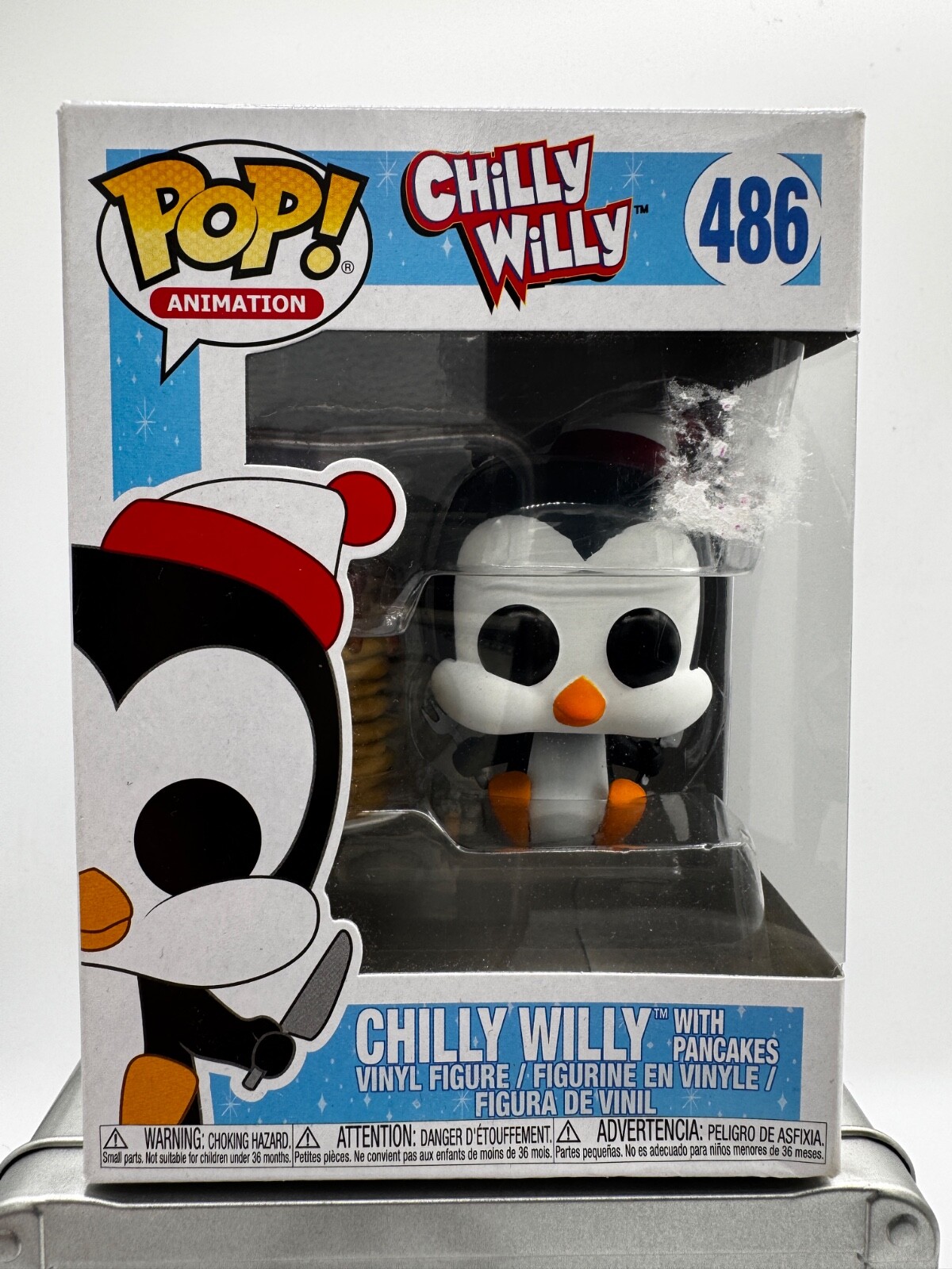 Funko Pop! Vinilo: Chilly Willy Con Panqueques #486 Animación Funko 8/10 Estado
