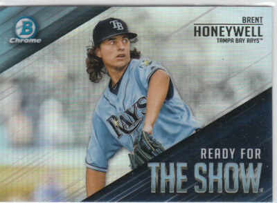 2019 Bowman Chrome Ready For The Show Brent Honeywell #RFTS-19 Tampa Bay Rays