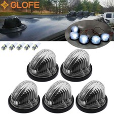 5pcs For 73-87 Chevy Gmc Ck Series Roof Top Cab Lights Smoke Marker 194 Led