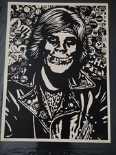 Shepard fairey print "fiend rocker" 2007 perfect condition silkscreen obey