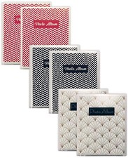 48 Photo Mini Photo Album 4 X 6 Inch Pack Of 6 Clear View Cover With Removable D