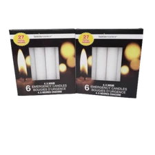 Lot of 2  Luminessence  4.5 Hour 6 pack  Emergency Candles  NEW 